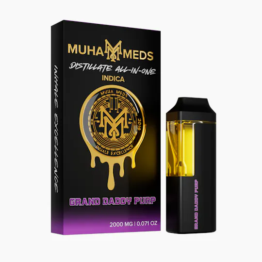Muha Meds - Muha Meds | Grand Daddy Purp | Disposable | 2g - 1