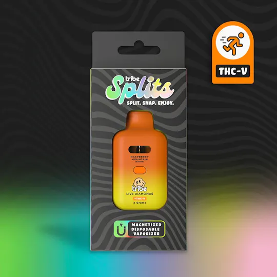 Tribe - Tribe | Raspberry Mountain + THCV | Splits Live Disposable | 2g - 1