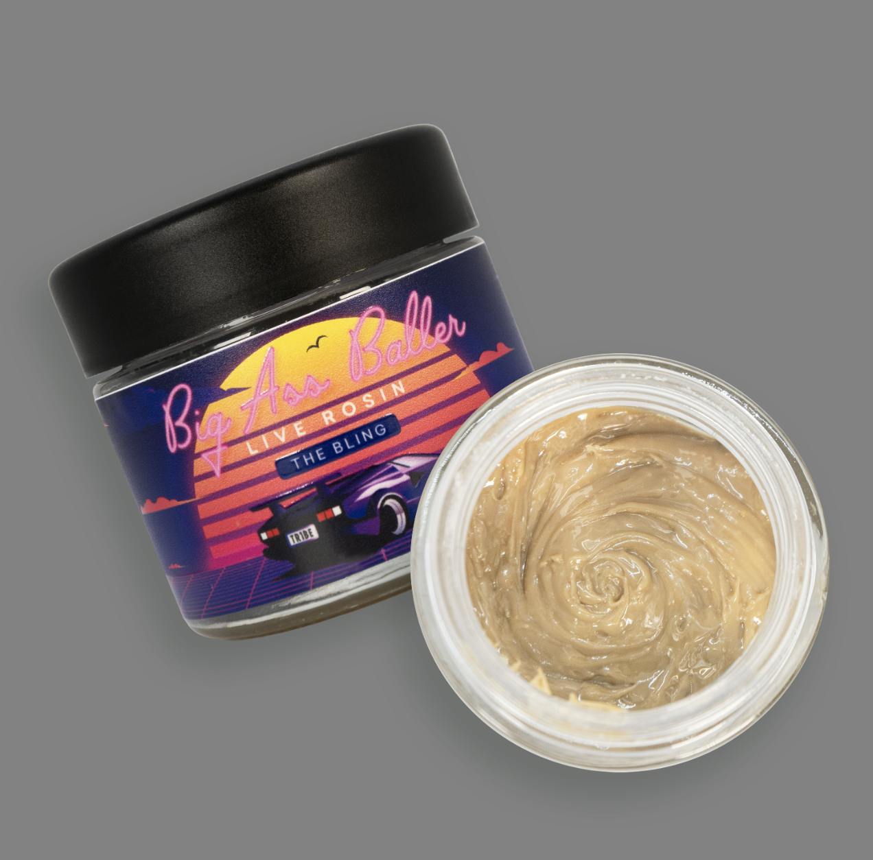 Tribe - Tribe | Big Ass Baller | Daily Grape | Live Hash Rosin | 14g - 1