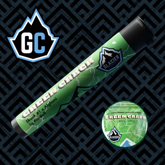 Glacier Cannabis - Glacier Cannabis | Green Crack | Pre-Roll | 1g - 1