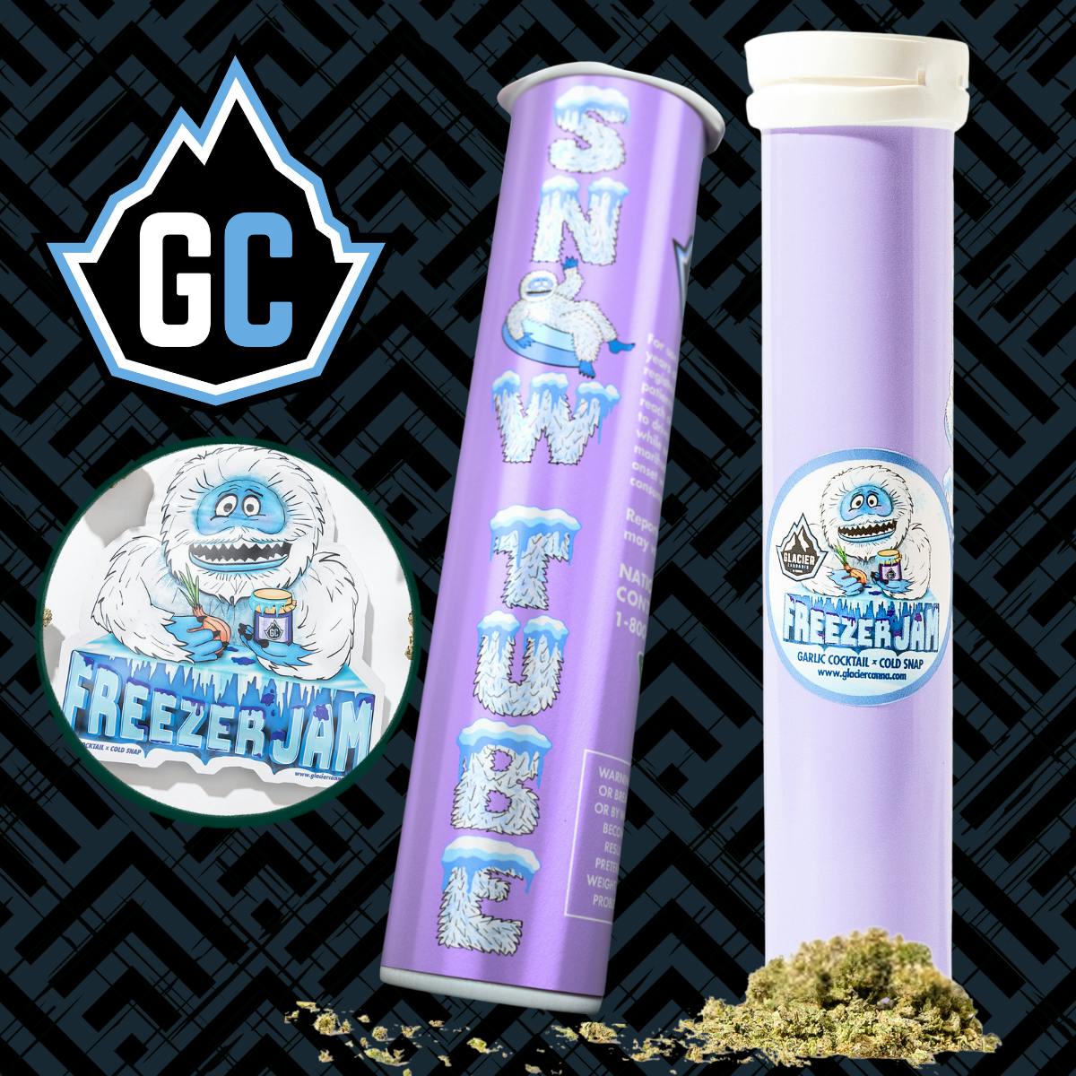 Glacier Cannabis - Glacier Cannabis | Freezer Jam | Snowtube | 10g - 1