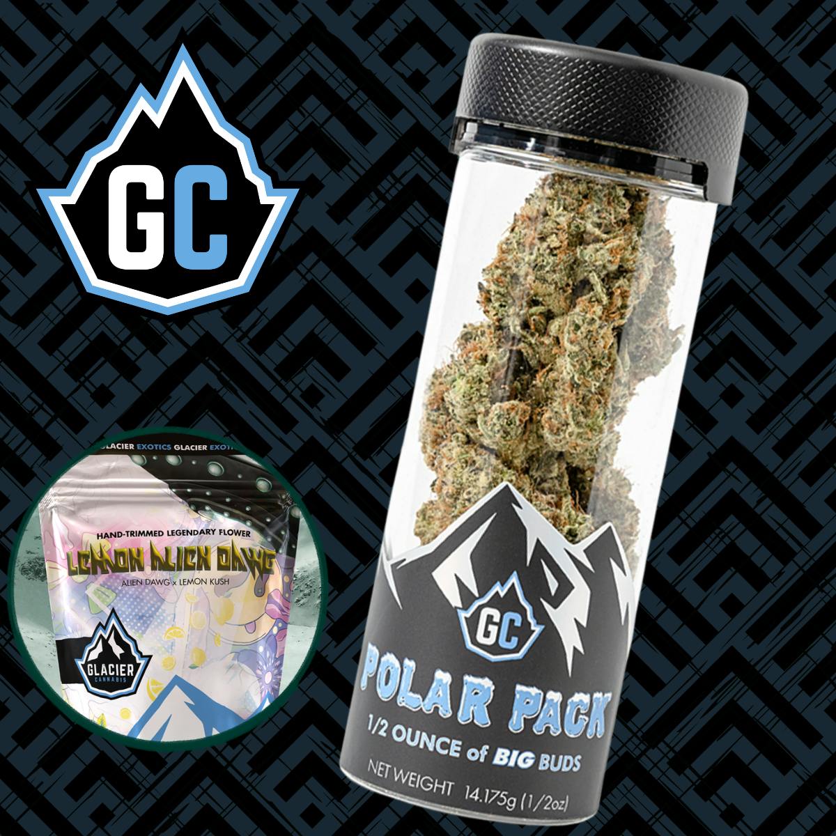 Glacier Cannabis - Glacier Cannabis | Lemon Alien Dawg | Polar Packs | 14g - 1