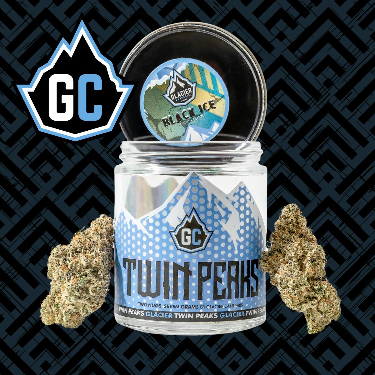 Glacier Cannabis - Glacier Cannabis | Black Ice | Twin Peaks | 7g - 1