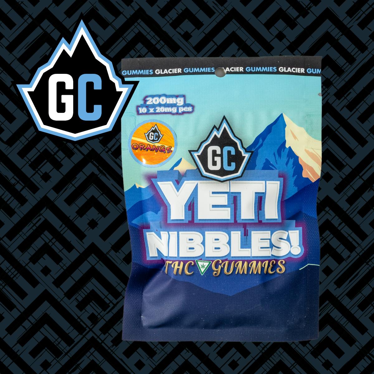 Glacier Cannabis - Glacier Cannabis | Yeti Nibbles | Orange | 10x20mg - 1