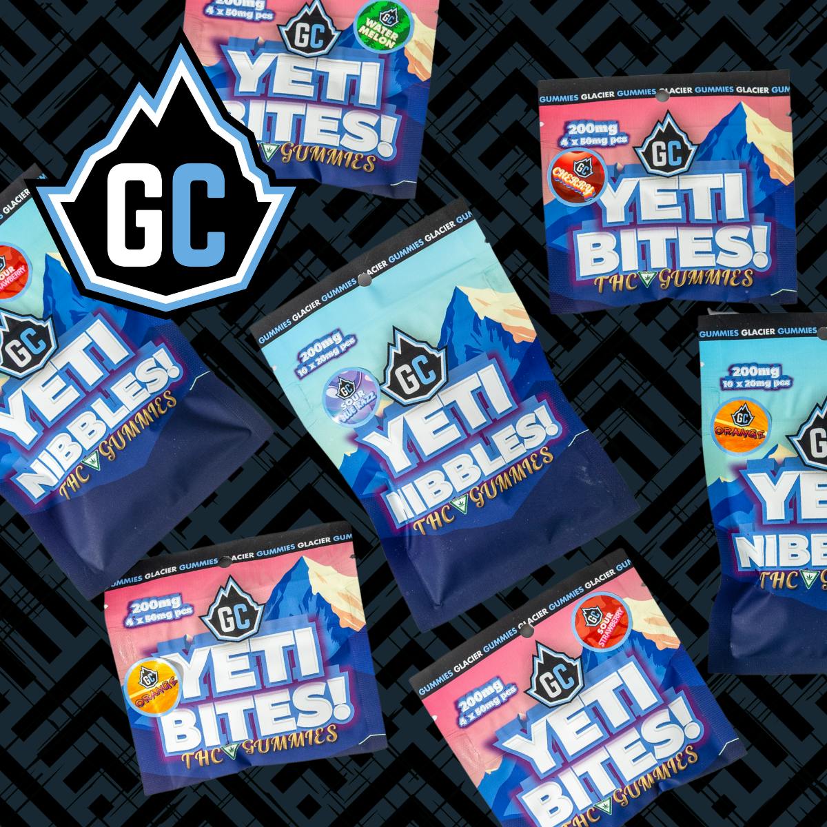 Glacier Cannabis - Glacier Cannabis | Yeti Nibbles | Cherry | 10x20mg - 1
