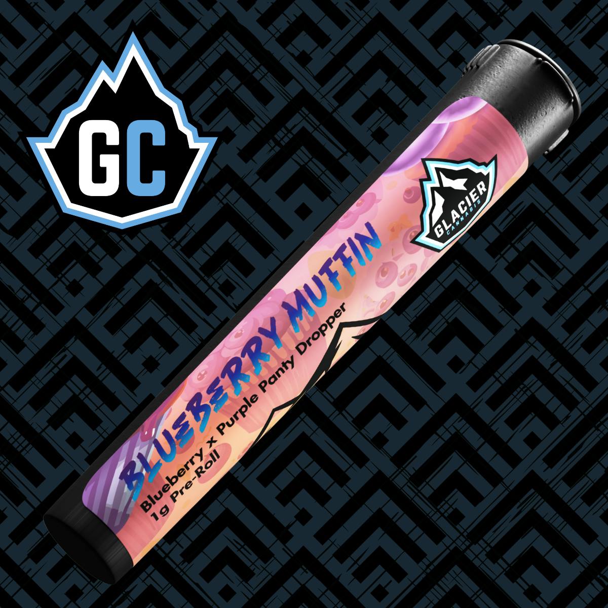 Glacier Cannabis - Glacier Cannabis | Blueberry Muffin | Joint | 1g - 1