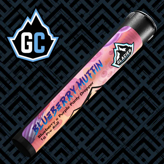 Glacier Cannabis - Glacier Cannabis | Blueberry Muffin | Joint | 1g - 1