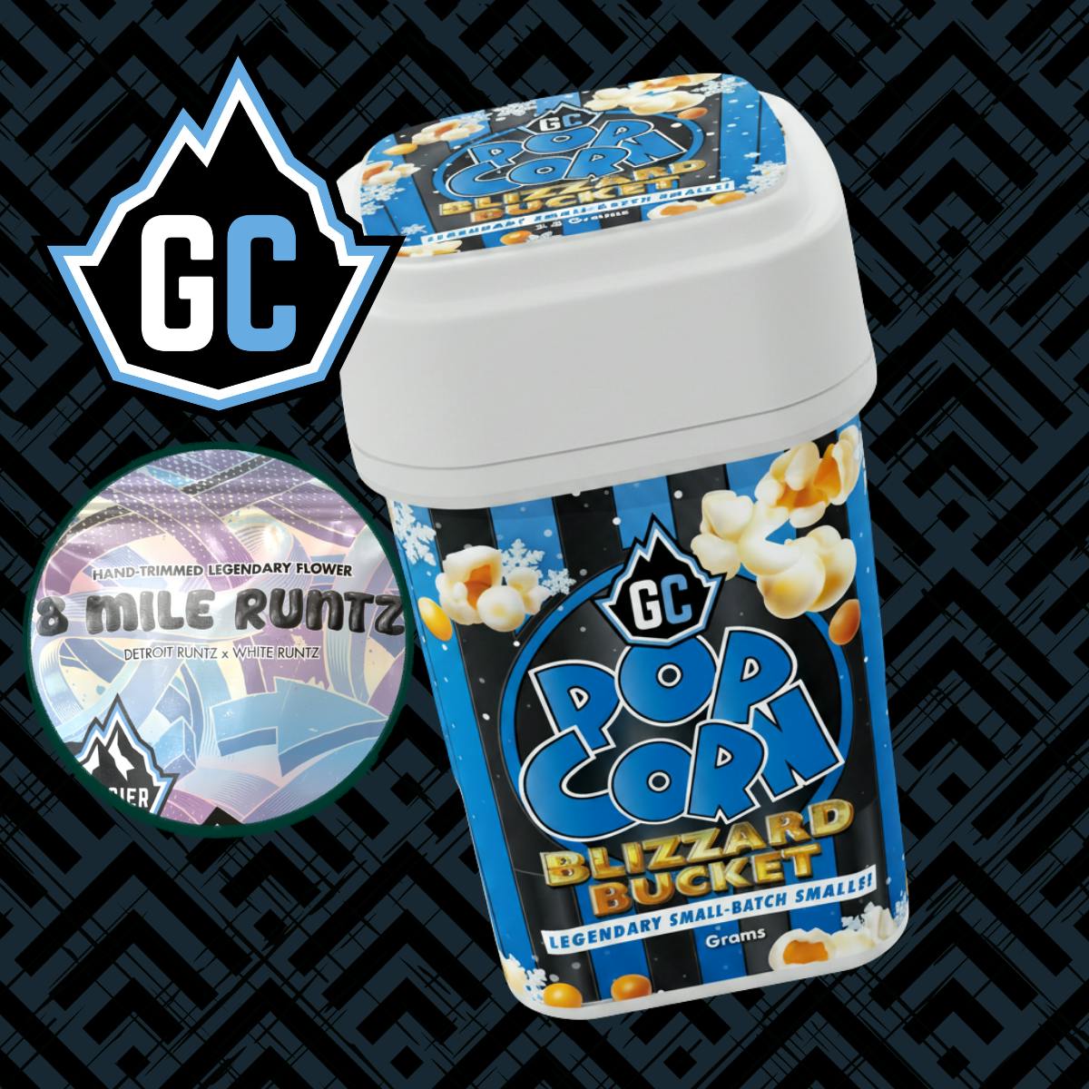 Glacier Cannabis - Glacier Cannabis | 8 Mile Runtz | Blizzard Buckets | 28g - 1