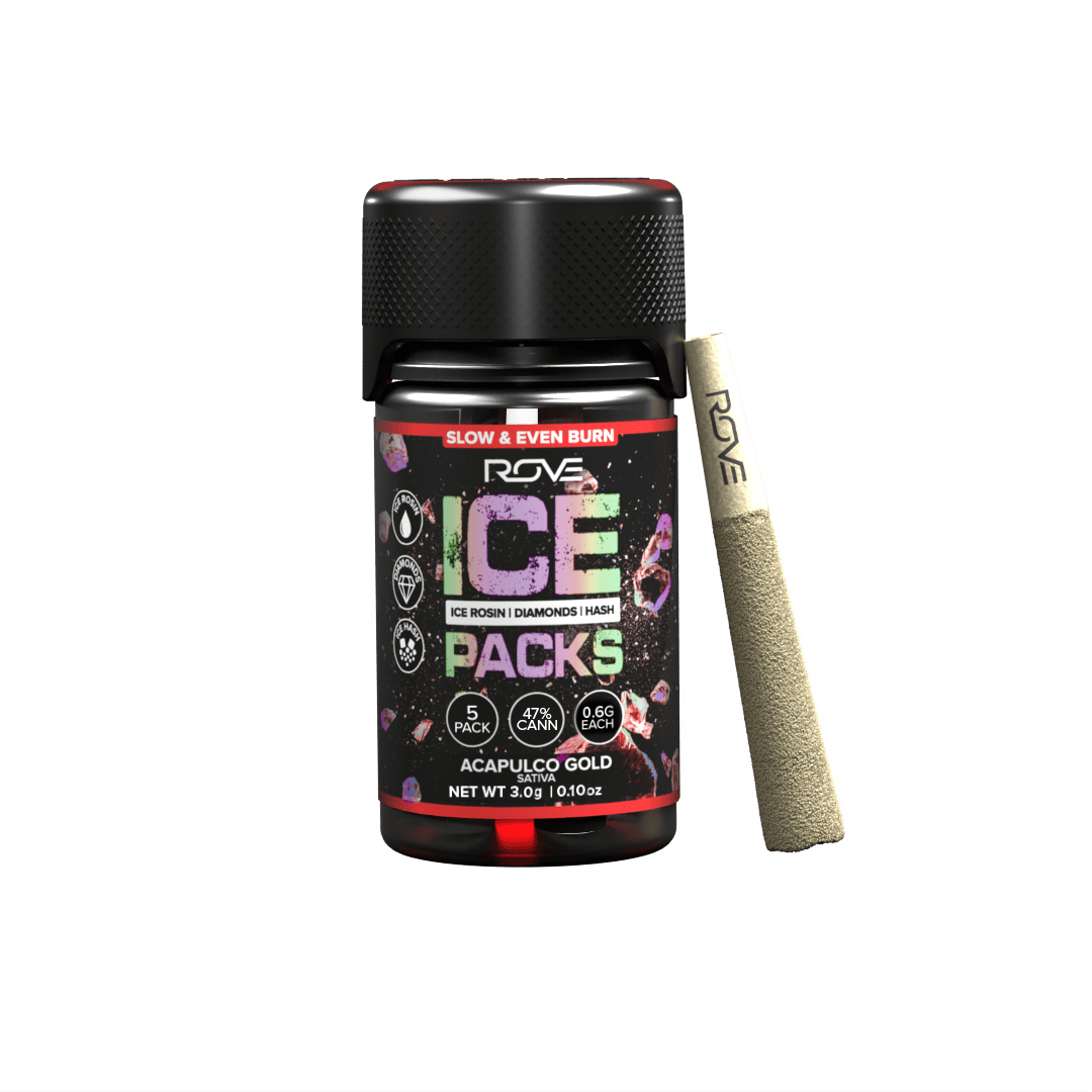 ROVE - Acapulco Gold | Infused Ice Packs (Rosin, Hash, and Diamonds) | 5x 0.6g - 1