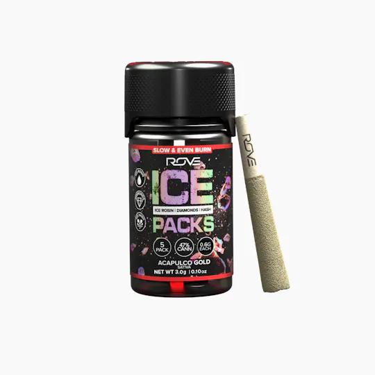 ROVE - Acapulco Gold | Infused Ice Packs (Rosin, Hash, and Diamonds) | 5x 0.6g - 1