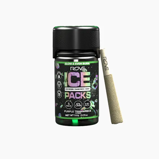 ROVE - Purple Trainwreck | Infused Ice Packs (Rosin, Hash, and Diamonds) | 5x 0.6g - 1