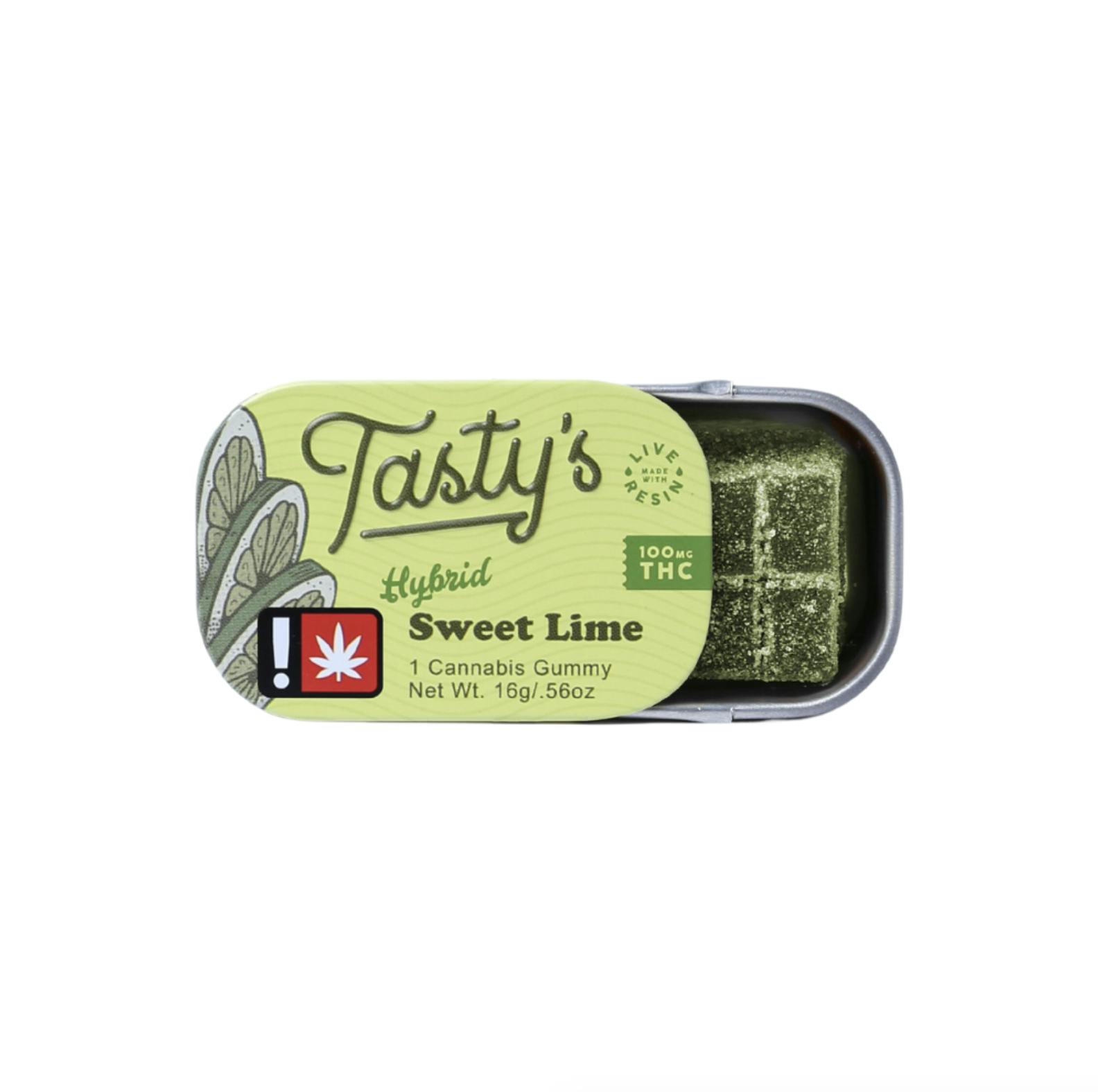 Tasty's - Tasty's | Sweet Lime Gummy | 100mg | Single - 1