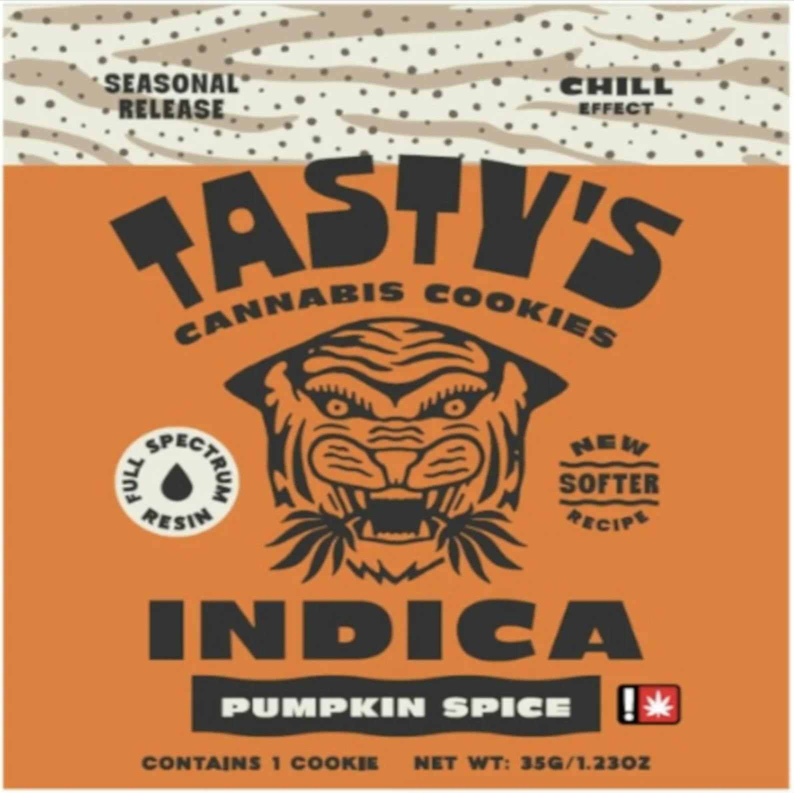 Tasty's - Tasty's | Pumpkin Spice Cookie | 100mg | Single - 1