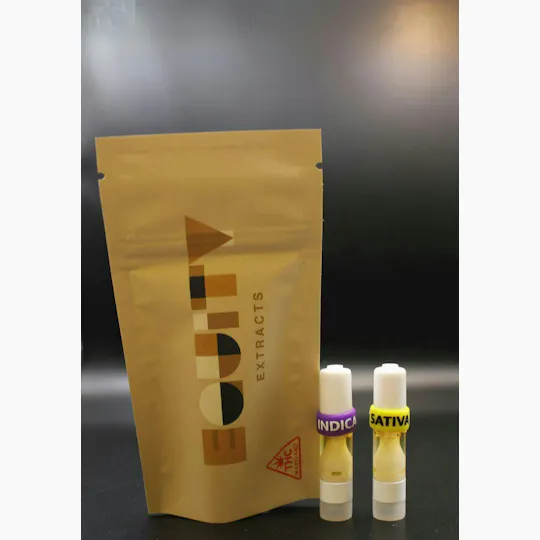 Equity Extracts - Equity | Orange Creamsicle & Papaya Punch | Cartridge | 0.5g/ea | 2pk - 1