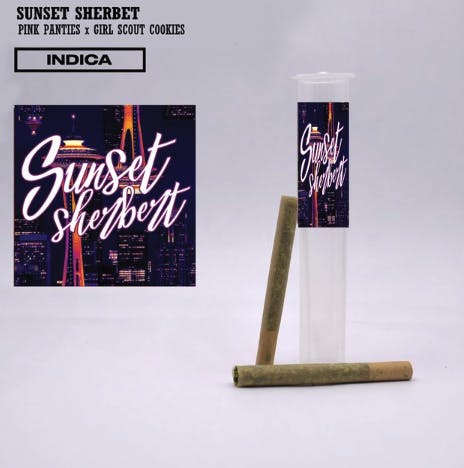 Phat Panda - Phat Panda Bangers | Sunset Sherbert | Minis | 0.5g each | 2pk - 1