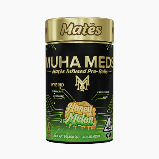Muha Meds - Muha Meds | Honey Melon | Infused Joints | 0.6g each | 5pk - 1