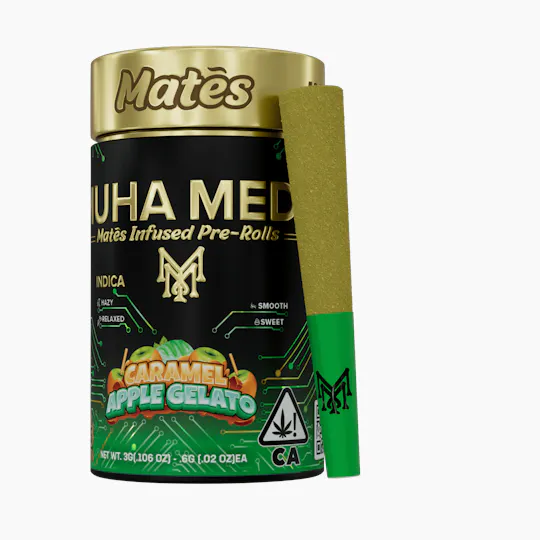 Muha Meds - Muha Meds | Caramel Apple Gelato | Infused Joints | 0.6g each | 5pk - 1