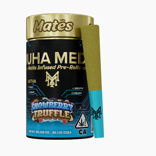 Muha Meds - Muha Meds | Snowberry Truffle | Infused Joints | 0.6g each | 5pk - 1