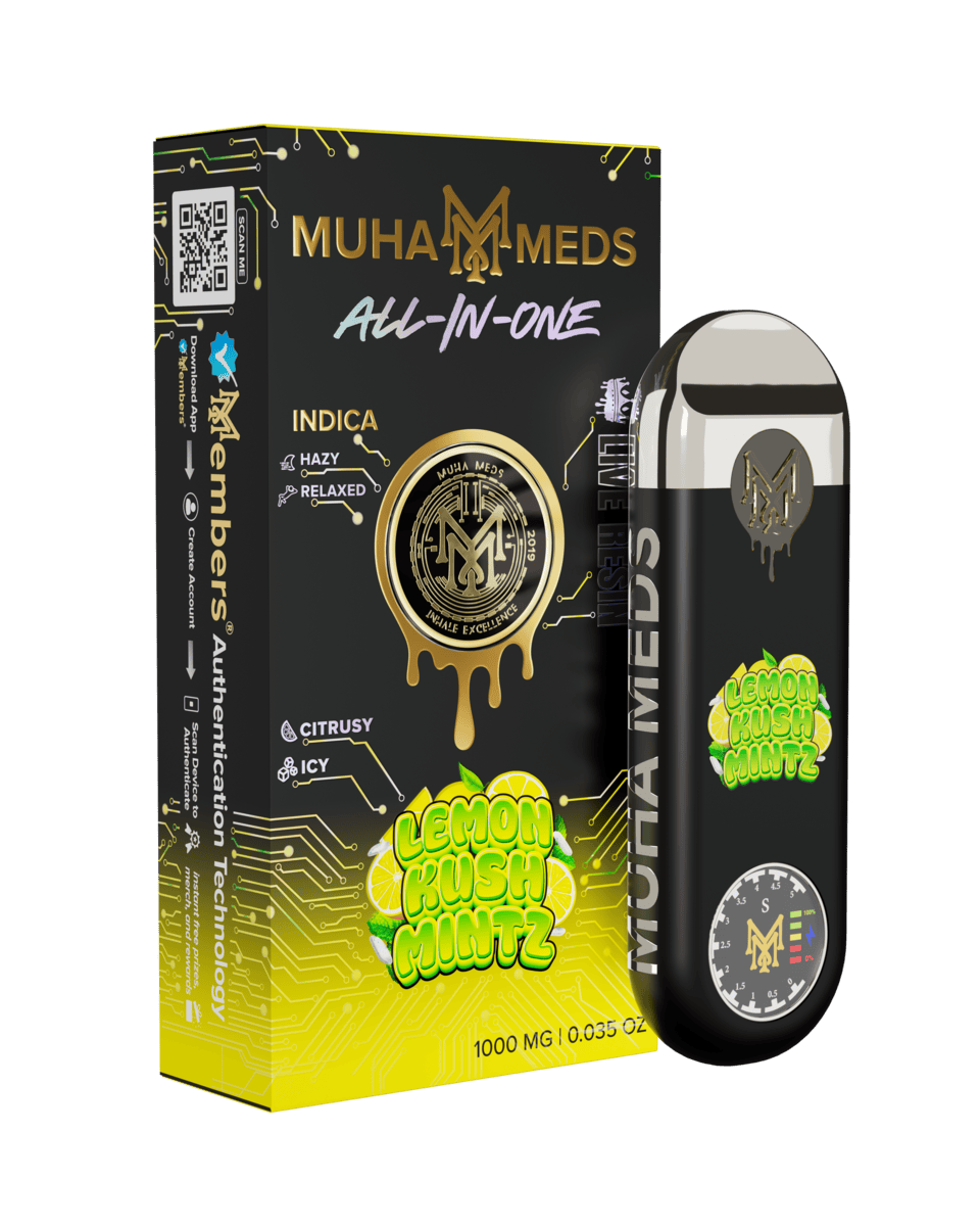 Muha Meds - Muha Meds | Lemon Kush Mintz | Live Resin Disposable | 1g - 1