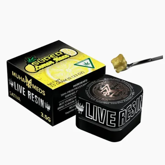 Muha Meds - Muha Meds | Super Lemon Haze | Live Resin Badder | 3.5g - 1