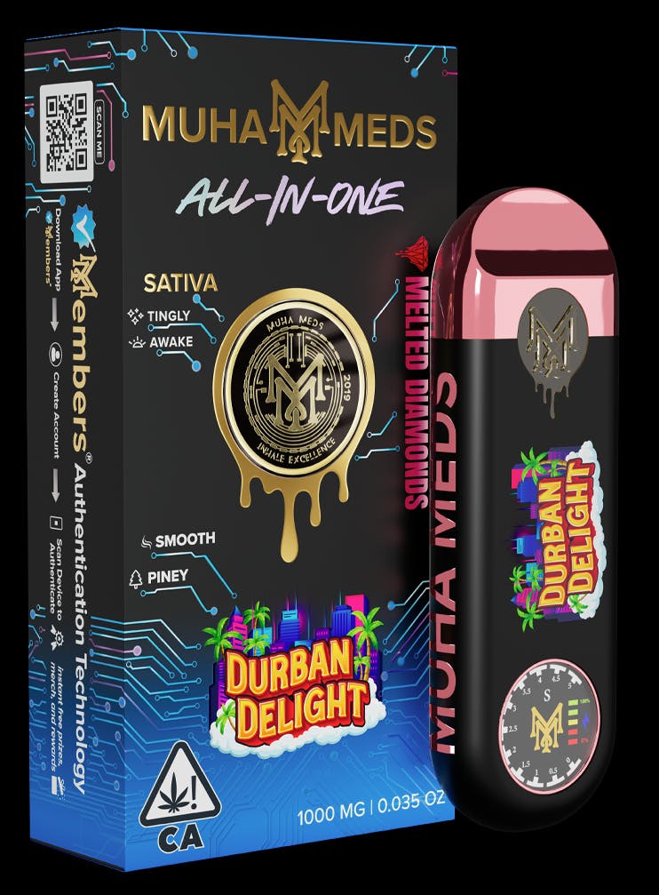 Muha Meds - Muha Meds | Durban Delight | Melted Diamonds Disposable | 1g - 1