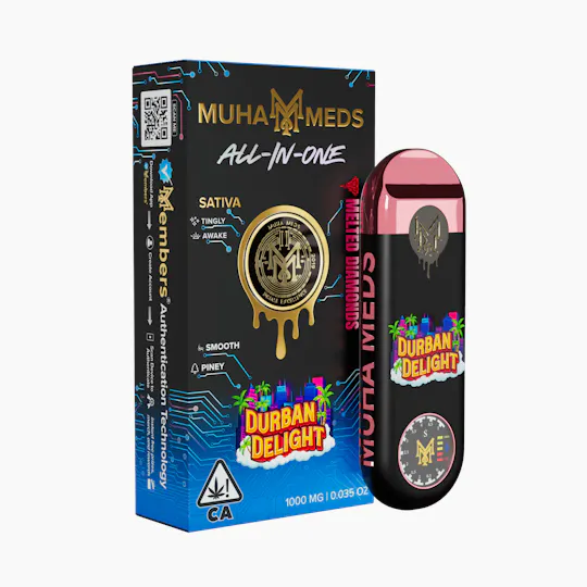 Muha Meds - Muha Meds | Durban Delight | Melted Diamonds Disposable | 1g - 1