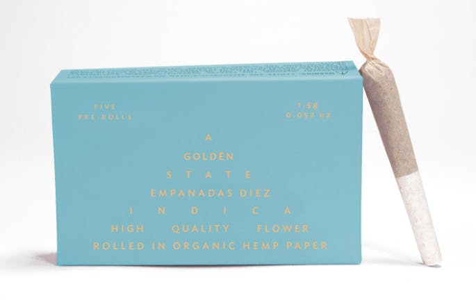 A Golden State - A Golden State | Empanadas Diez | Minis | 0.3g ea | 5pk - 1