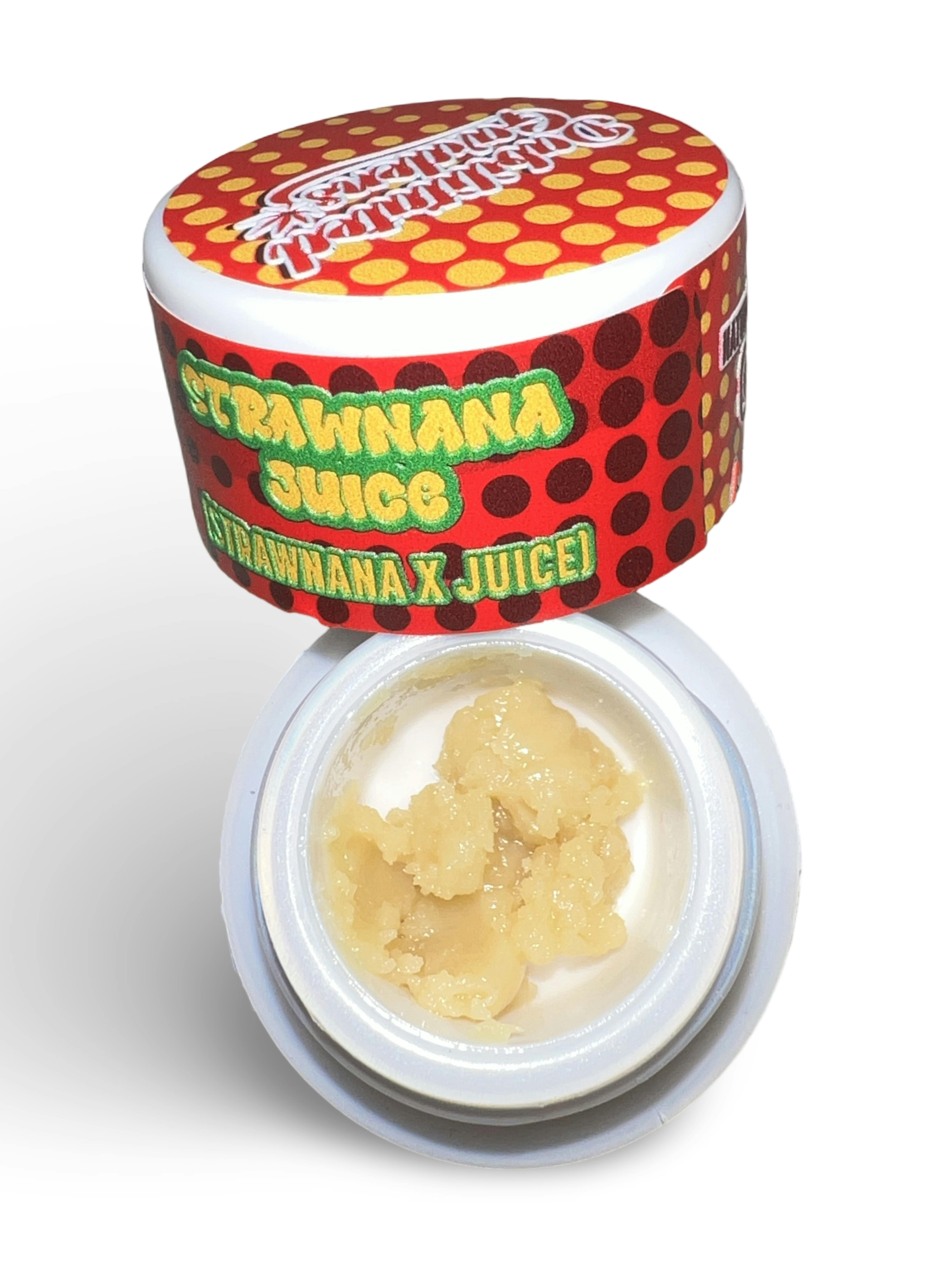 Indico - Strawnana Juice Top Tier Rosin (JAH's Hash Stash) - Dabilitated Gardens - 1