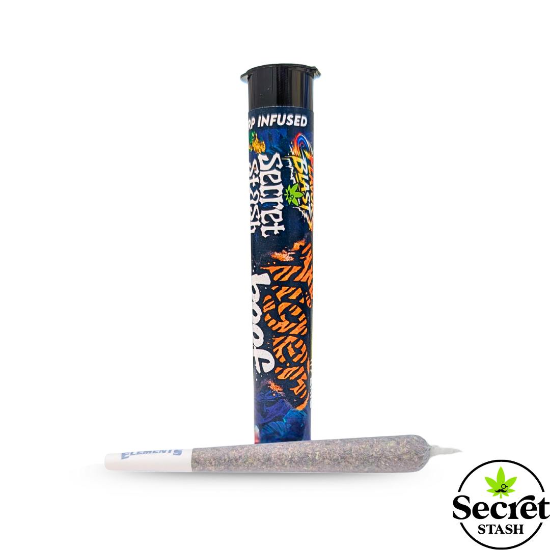 Secret Stash - Secret Stash | Full Bud Pre Roll | Terp Infused | Tiger Boof | 1.2g - 1