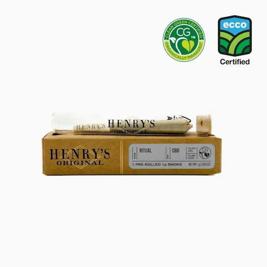 Henry's Original - Henry's Originals | Ritual 10:1 CBD:THC | Joint | 1g - 1