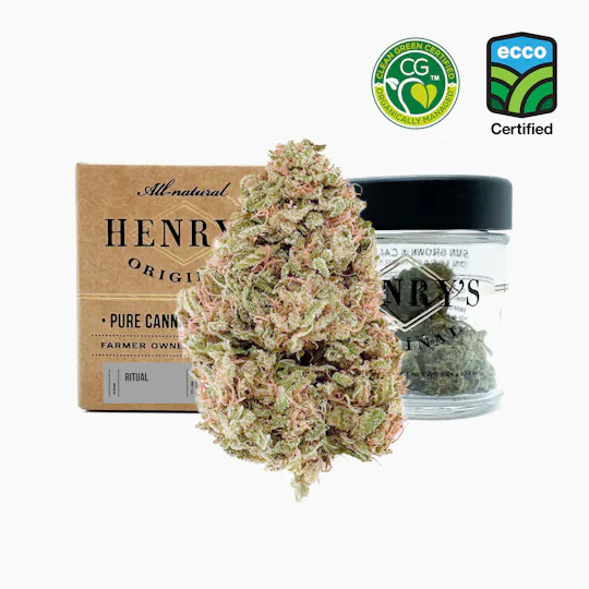 Henry's Original - Henry's Originals | Ritual 10:1 CBD:THC | Jar Big Buds | 3.5g - 1
