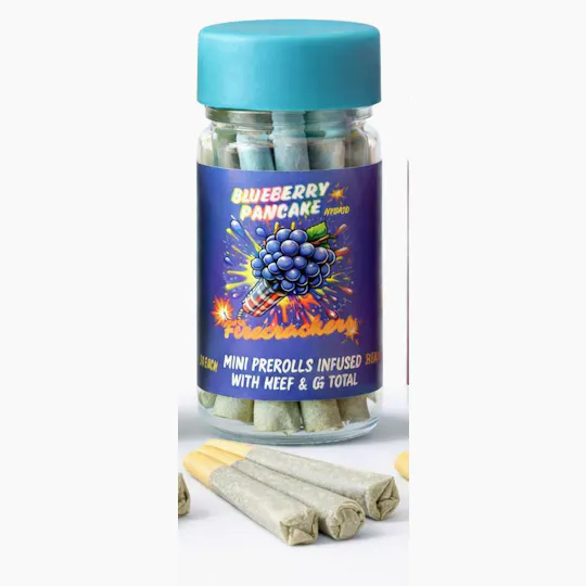 Nugz - NUGZ | Blueberry Pancake | Firecrackers | Infused Minis | 0.5g each | 5pk - 1