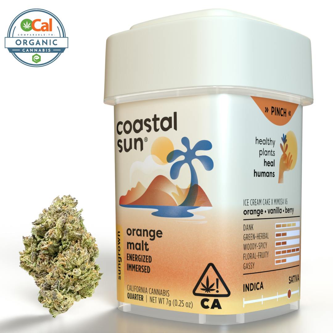 Coastal Sun - Orange Malt Sungrown Flower 7g - 1