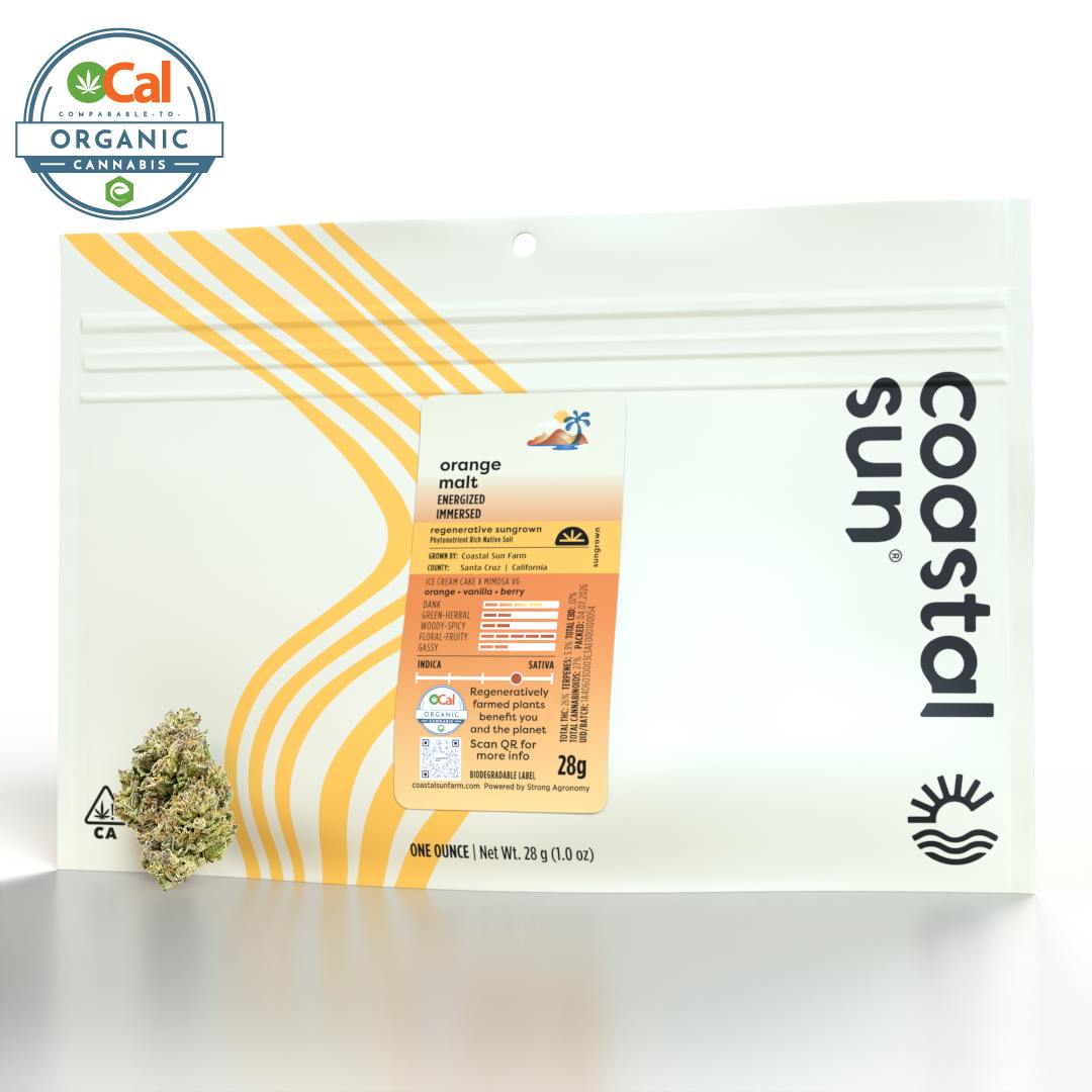 Coastal Sun - Orange Malt Sungrown Flower 28g - 1