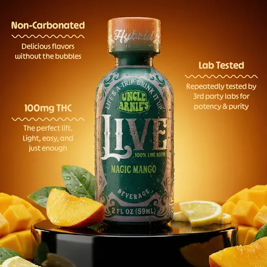 Uncle Arnies - Magic Mango 100% Live Rosin 100mg - 1