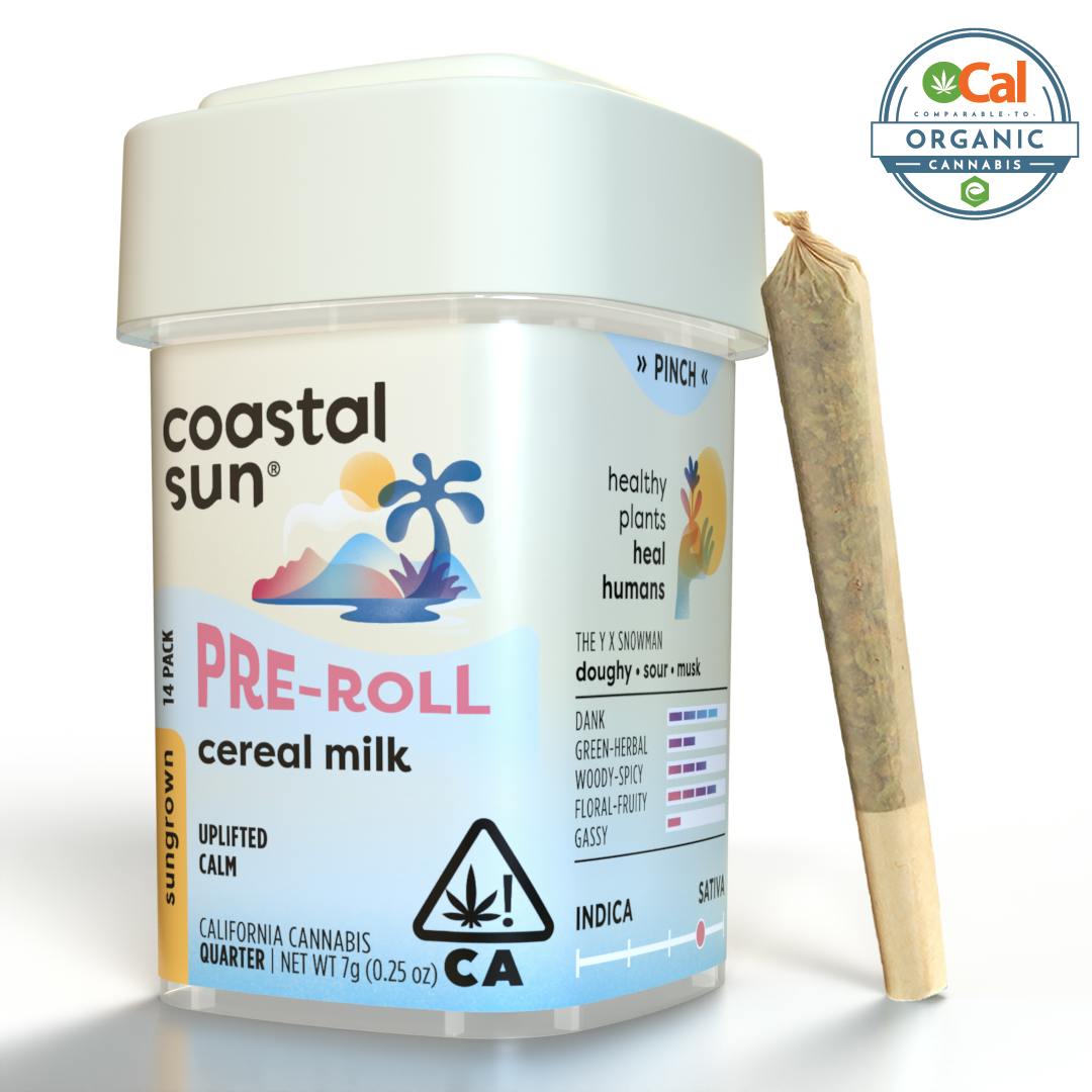 Coastal Sun - Cereal Milk Sungrown 0.5g Pre-Roll 14pk 7g - 1