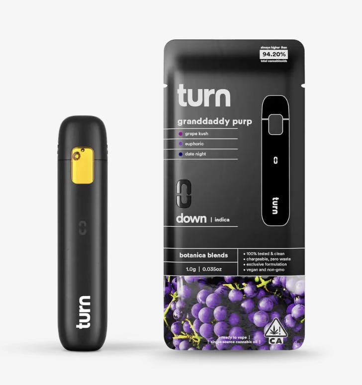 turn - turn | Granddaddy Purp | Disposable | 1g - 1