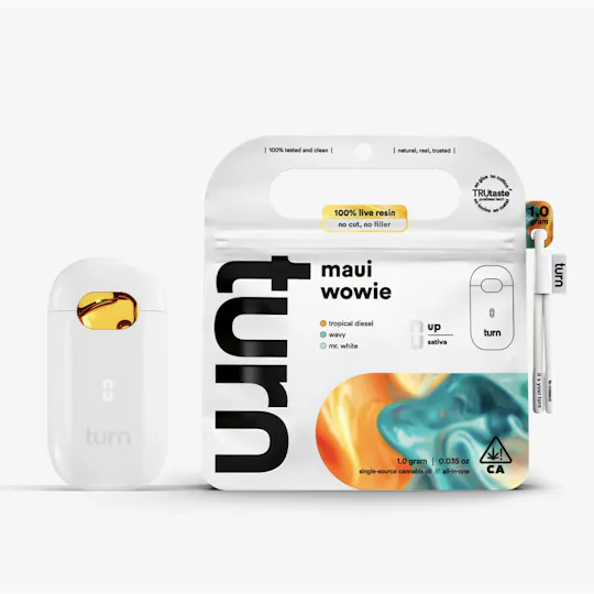 turn - turn | Maui Wowie | Live Resin Disposable | 1g - 1