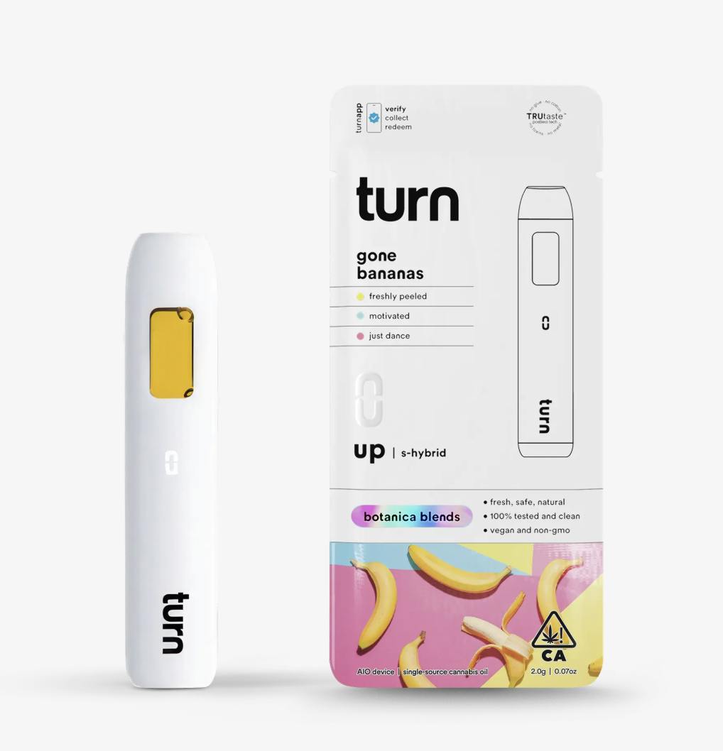 turn - turn | Gone Bananas | Disposable | 1g - 1