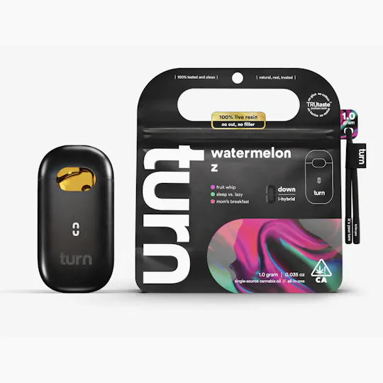 turn - turn | Watermelon Z | Live Resin Disposable | 1g - 1