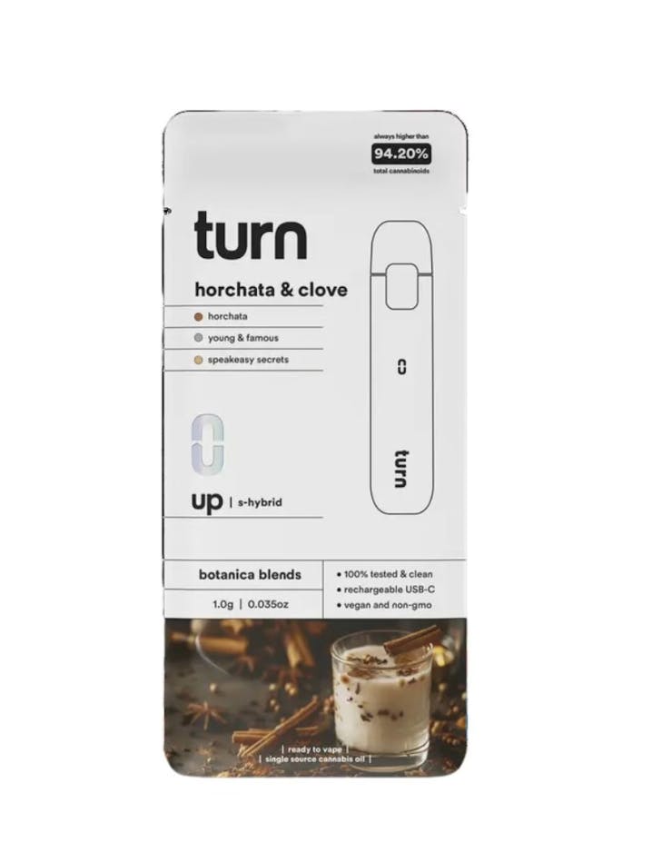 turn - turn | Horchata & Clove | Disposable | 1g - 1