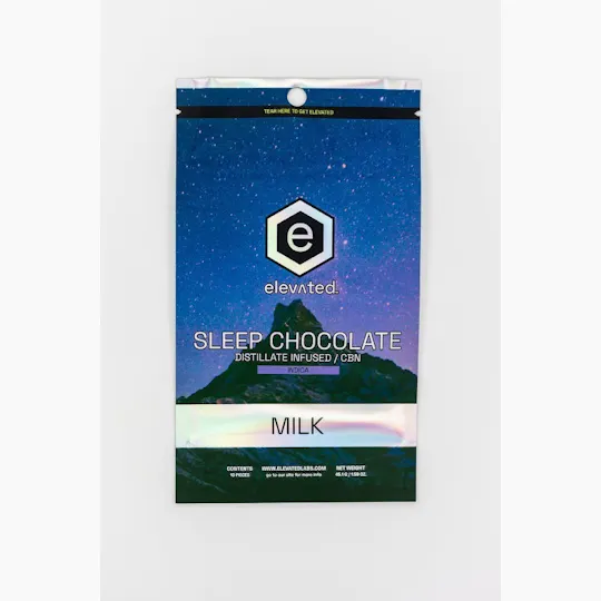 Elevated Labs - Elevated | Sleep Distillate Milk Chocolate | 100mg | 10ct | 10mg/ea - 1