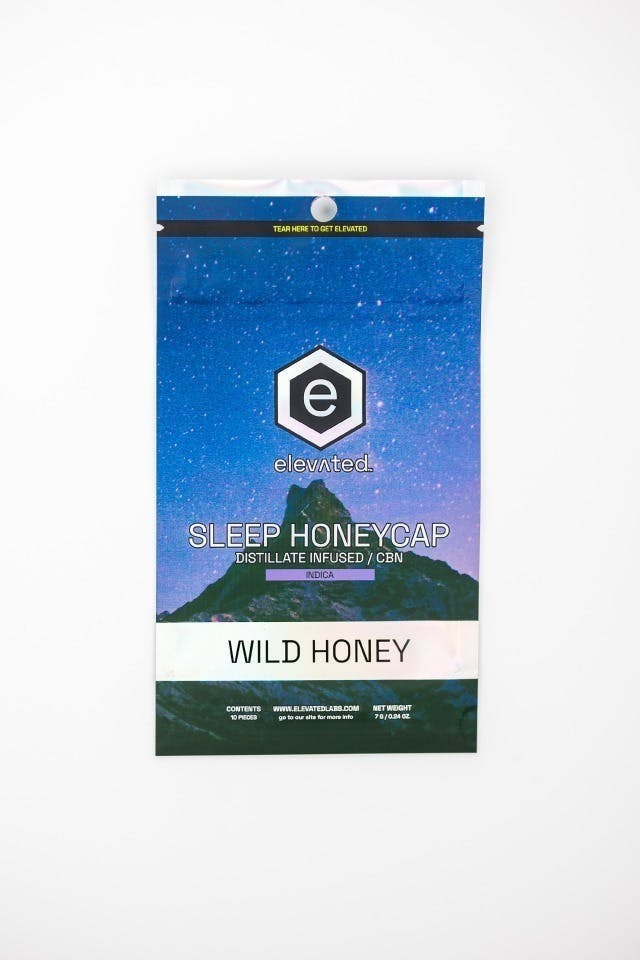 Elevated Labs - Elevated | Wild Honey Sleep Caps | CBN Capsules | 100mg | 10ct | 10mg/ea - 1