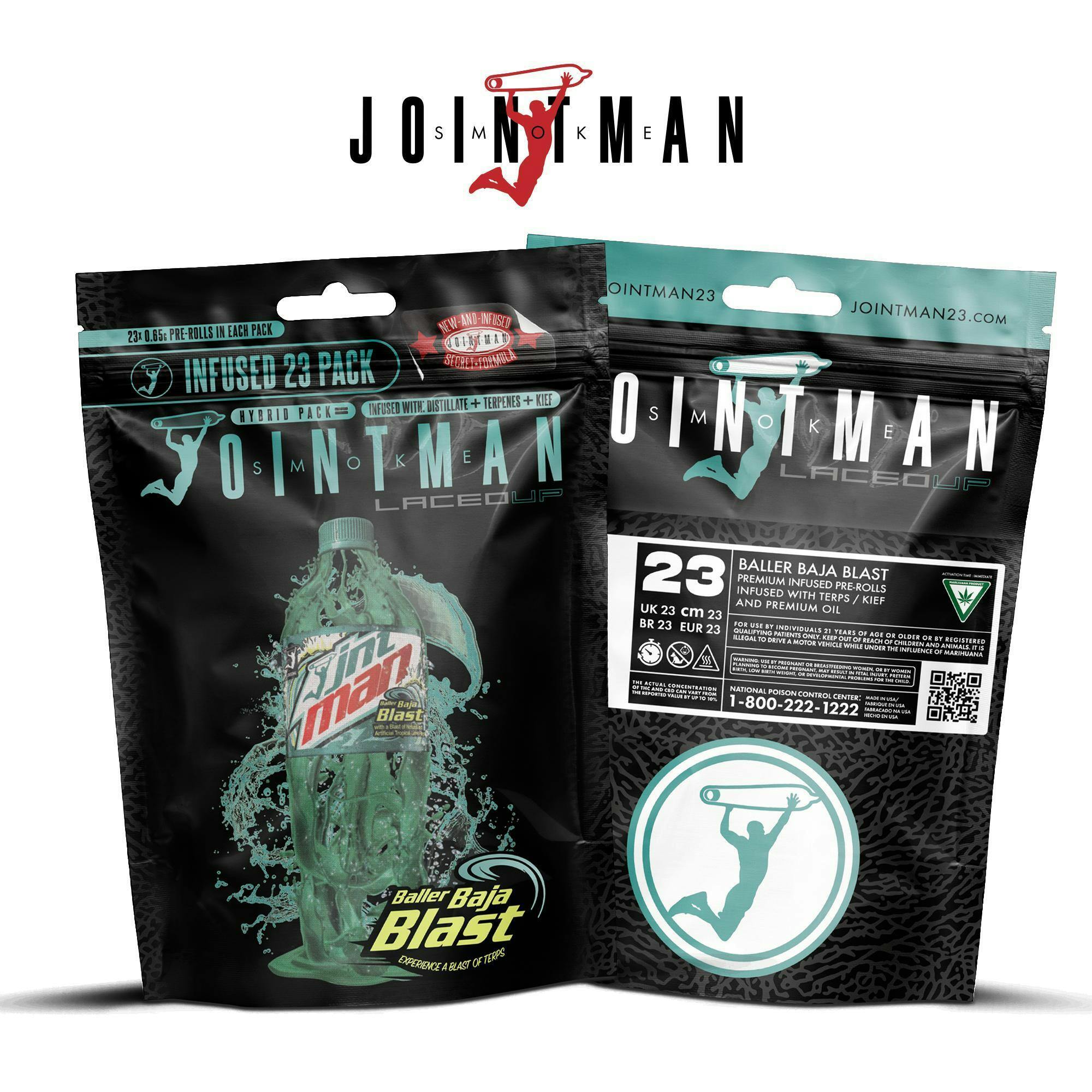 Jointman - Jointman - Infused 23pk X 0.65g - Baller Baja Blast - 1