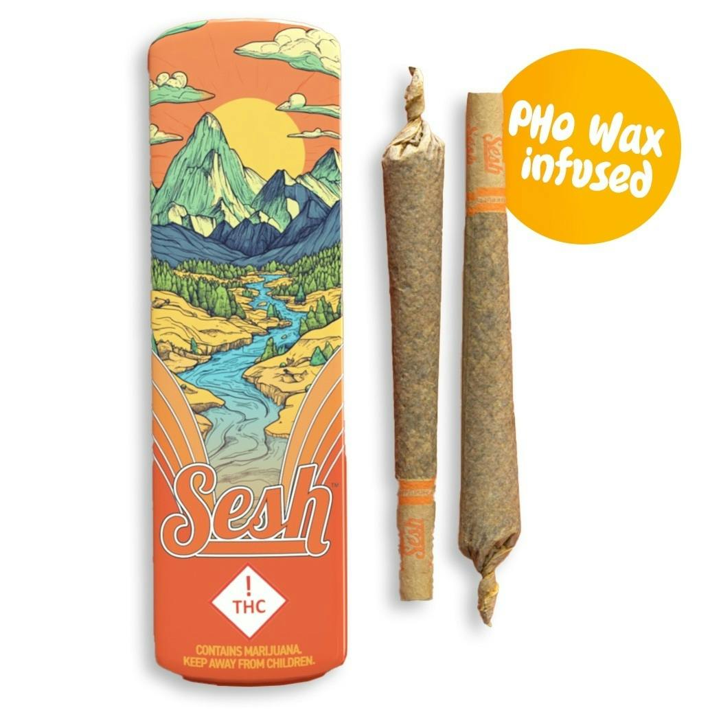 Craft Concentrates - Choco Mint X Cherry Garlic - Infused Cone (2X - 0.75g) - by Sesh® - 1