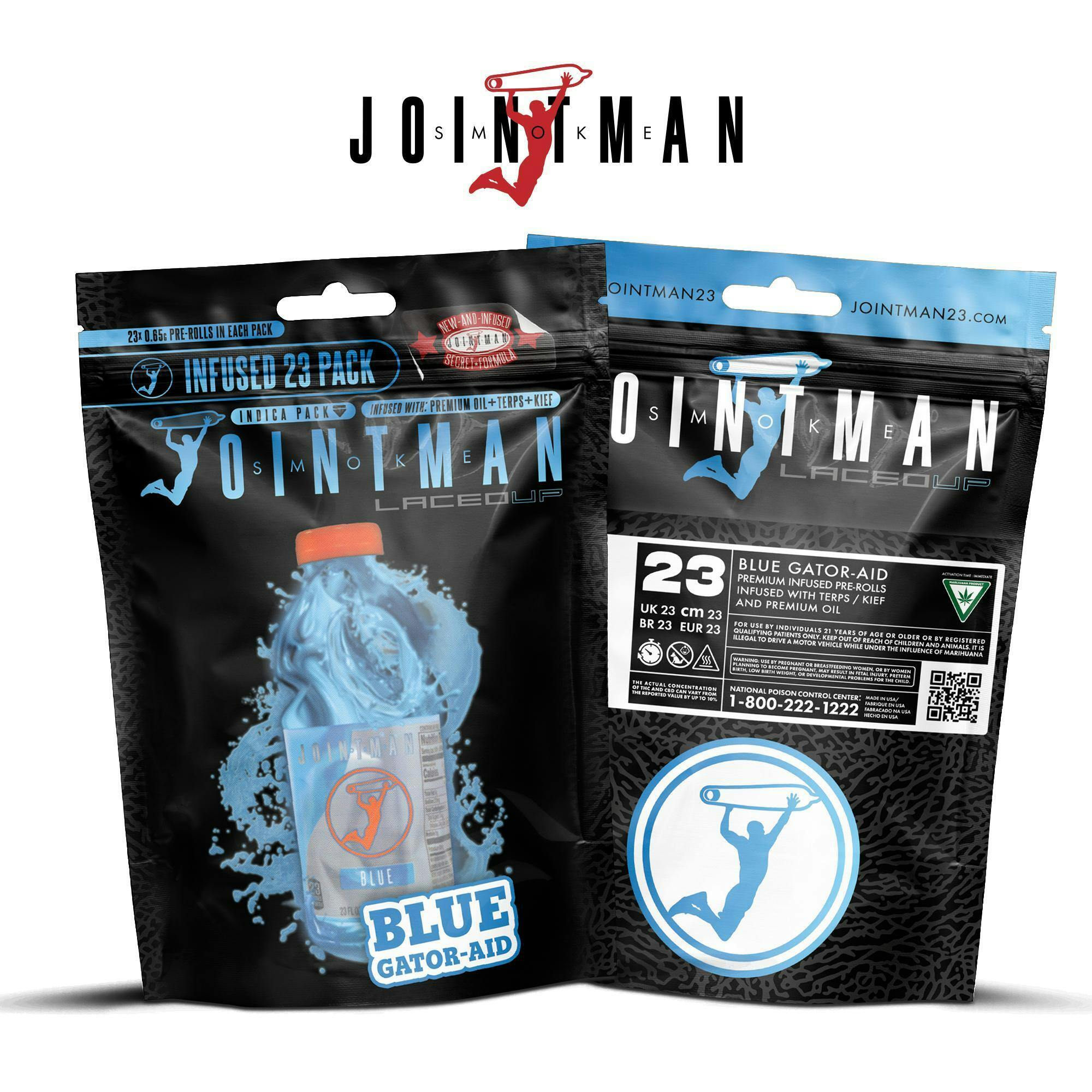Jointman - Jointman - Infused 23pk X 0.65g - Blue Gator Aid - 1