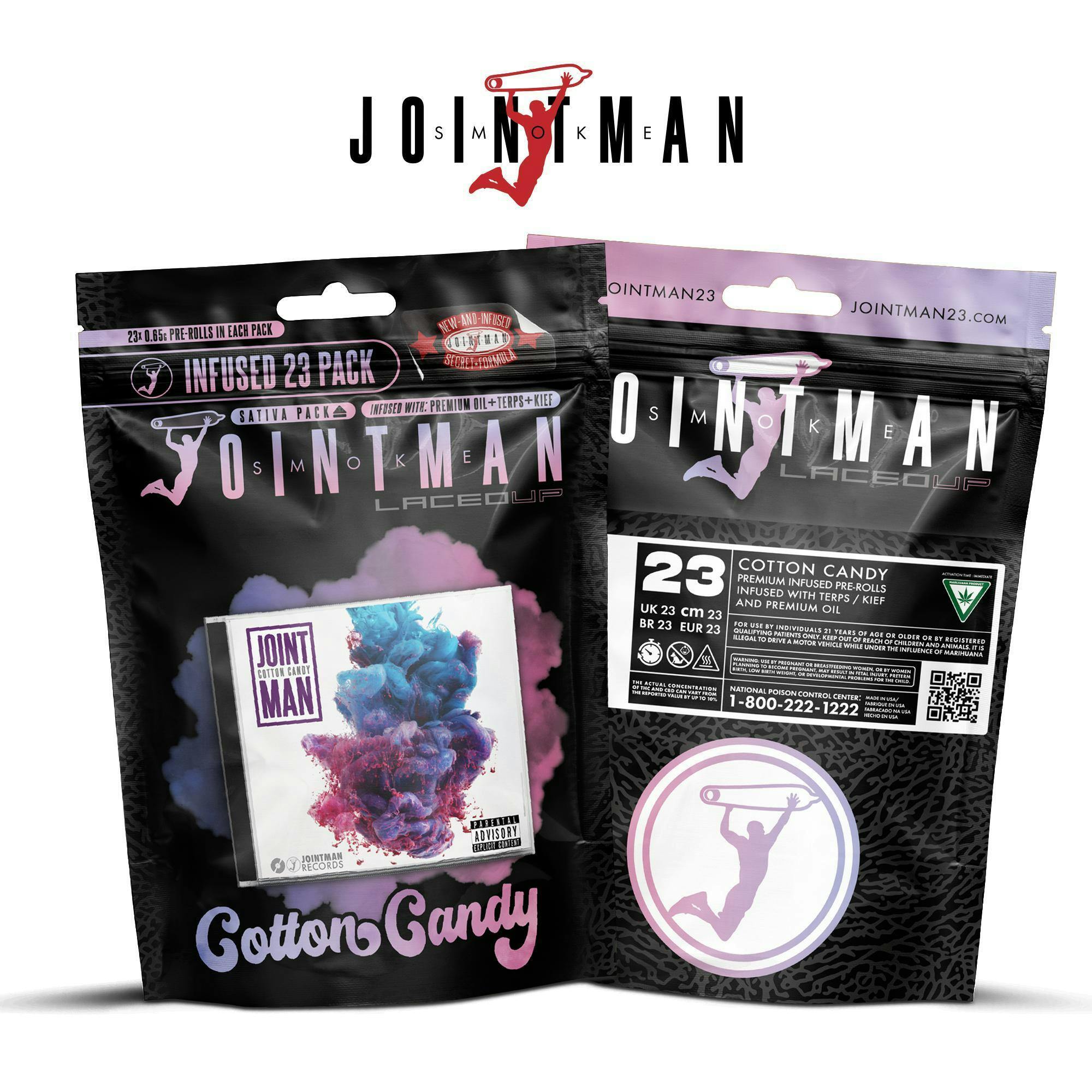 Jointman - Jointman - Infused 23pk X 0.65g - Cotton Candy - 1