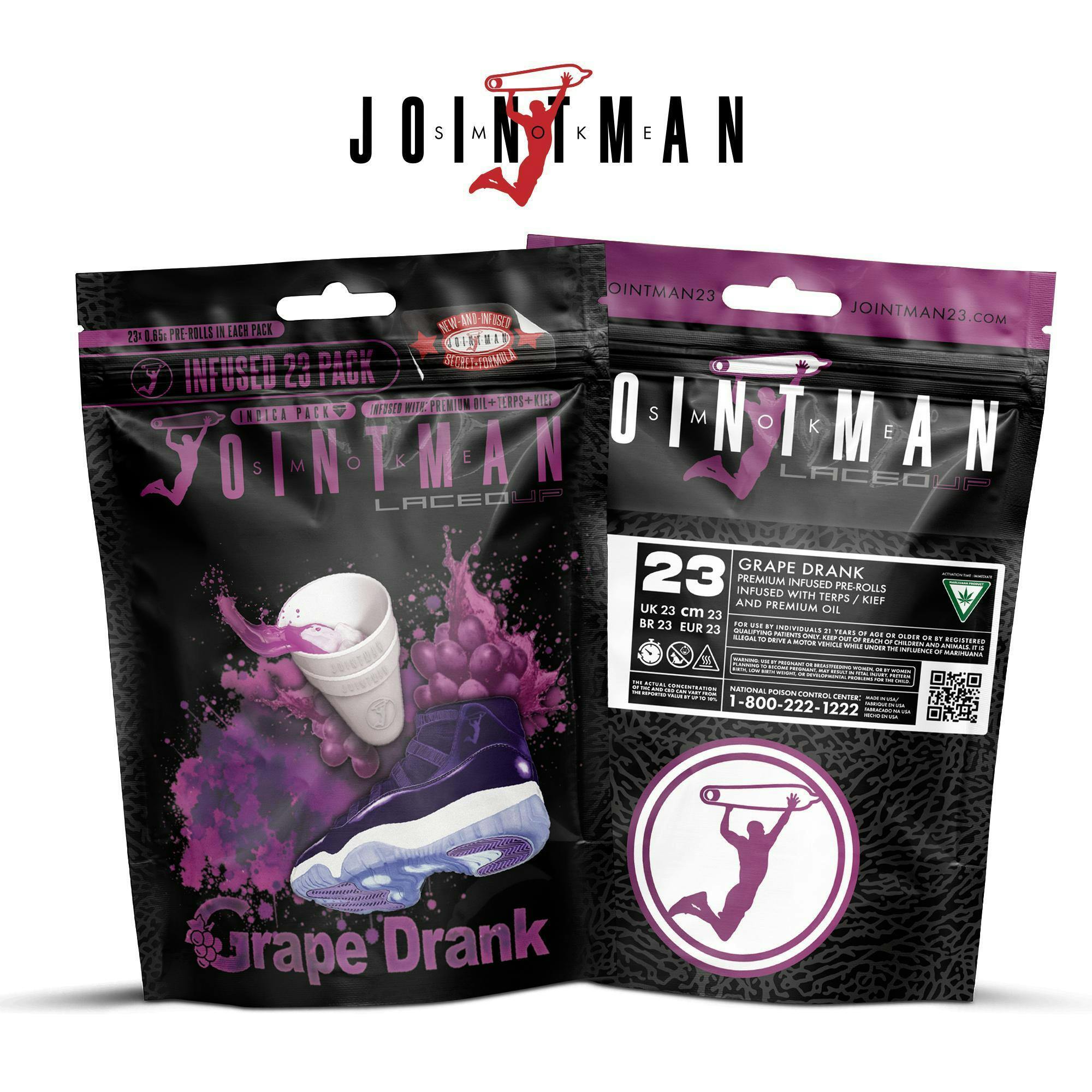 Jointman - Jointman - Infused 23pk X 0.65g - Grape Drank - 1