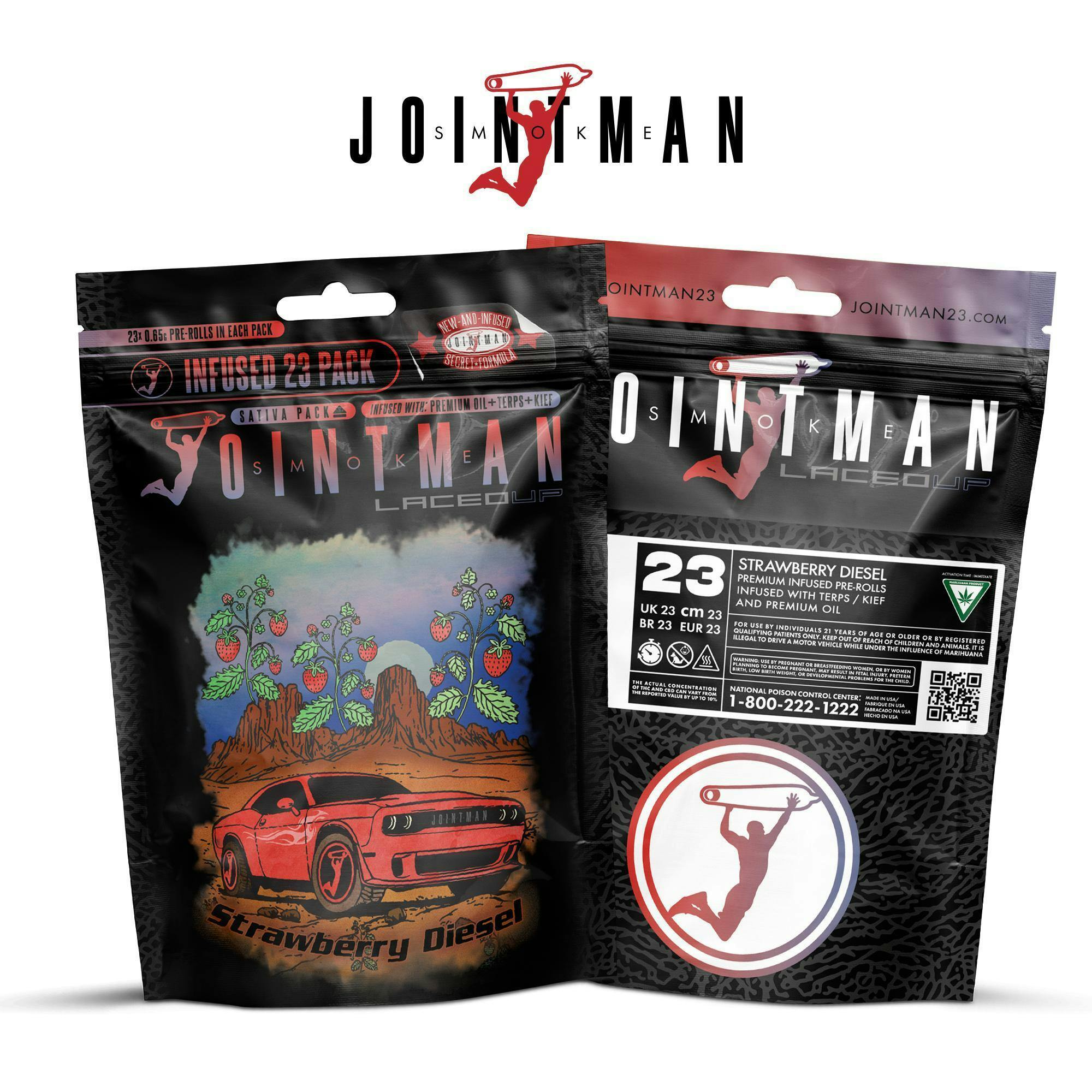 Jointman - Jointman - Infused 23pk X 0.65g - Strawberry Diesel - 1