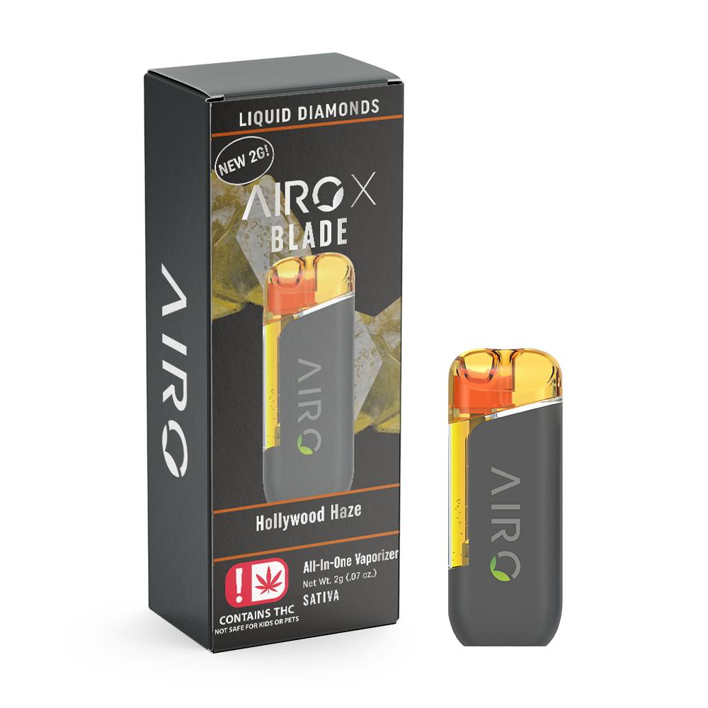 Airo Brands - Hollywood Haze | AIRO - Liquid Diamond | 2g Disposable (AIO) - 1